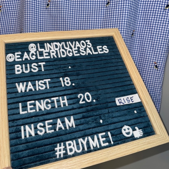 EUC Talbots Gingham Cotton Canvas Embroidered Toucan Skirt Size 16P 16 Petite - Picture 10 of 10